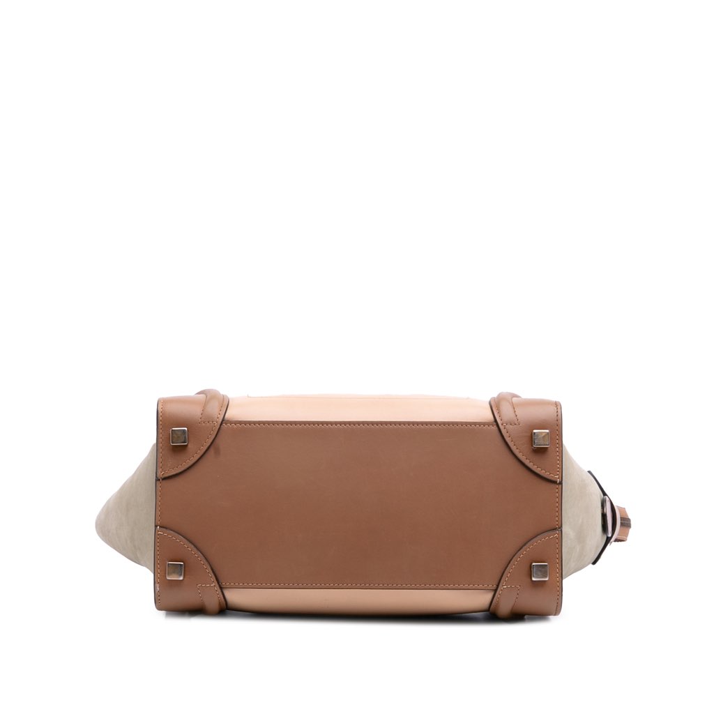 Celine Micro Tricolor Luggage Tote - 3