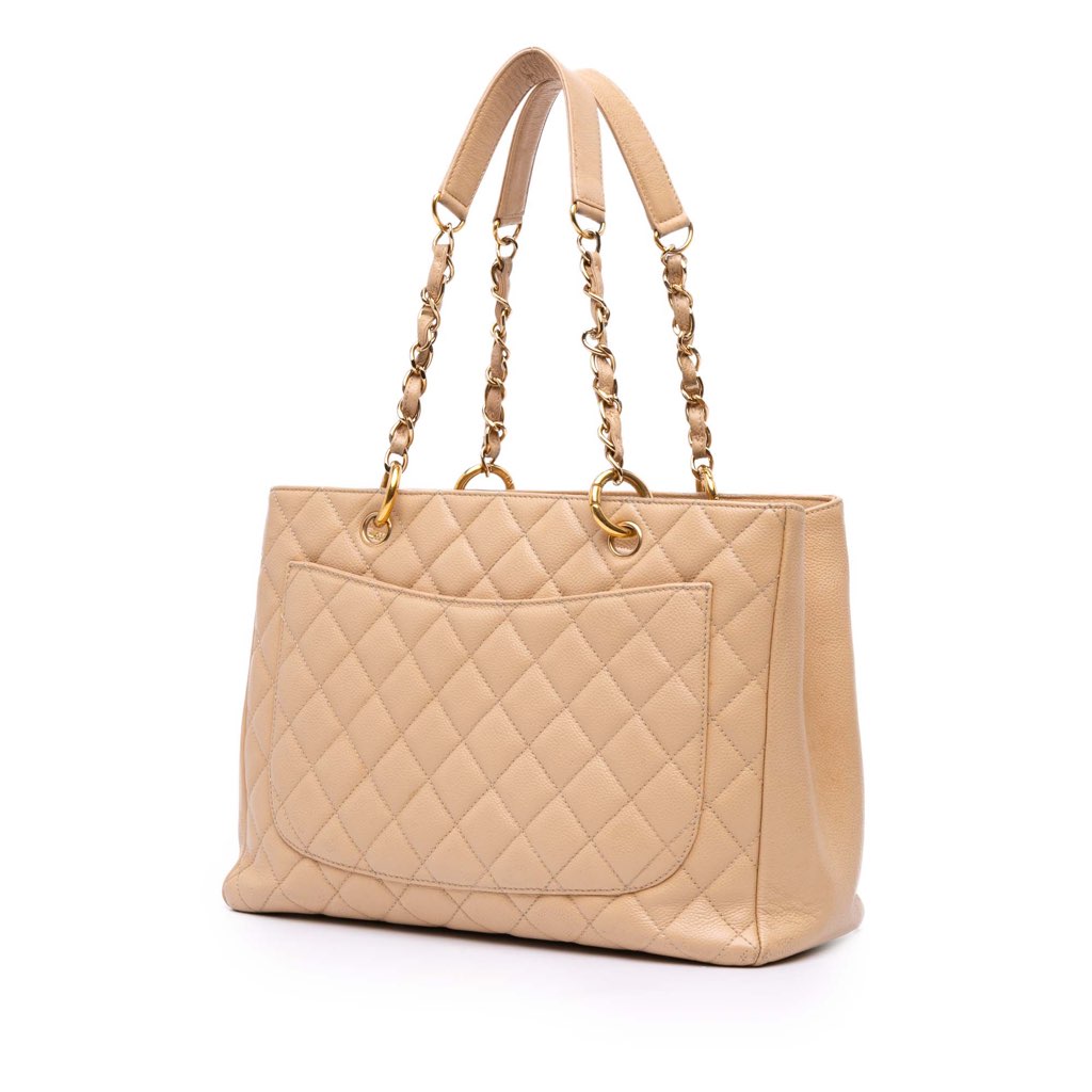 Chanel Caviar Grand Shopping Tote - Back view