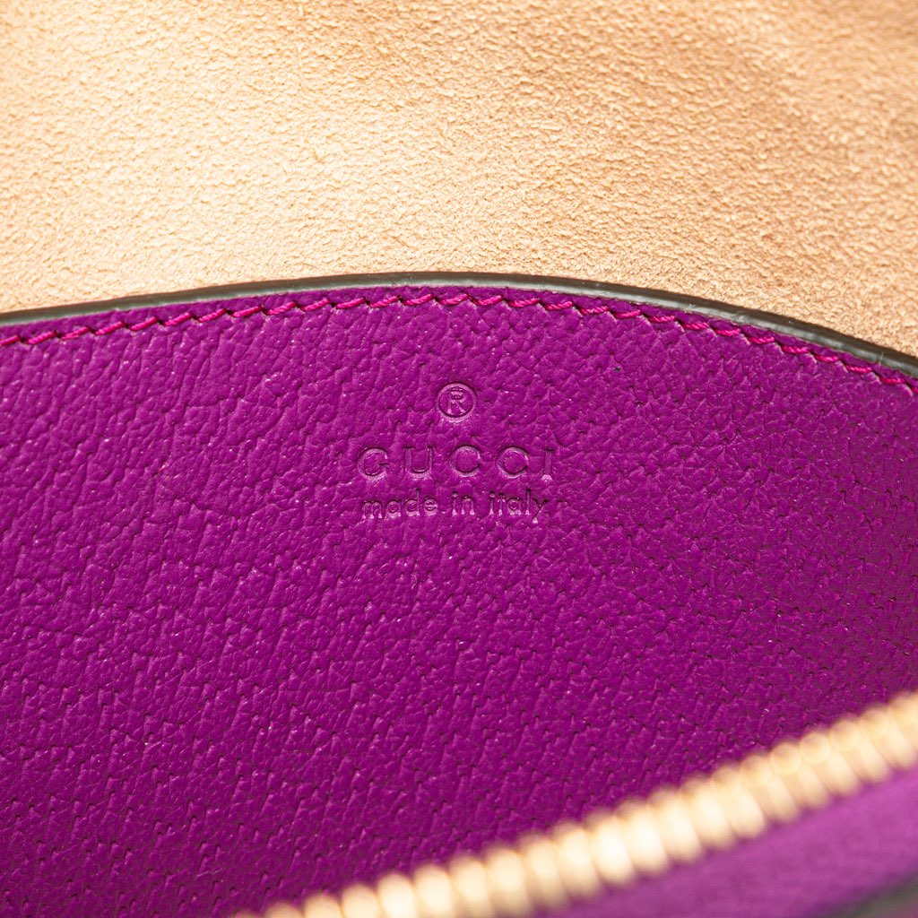 Gucci Mini Dollar Calfskin Bamboo Diana Dome Satchel - Side view