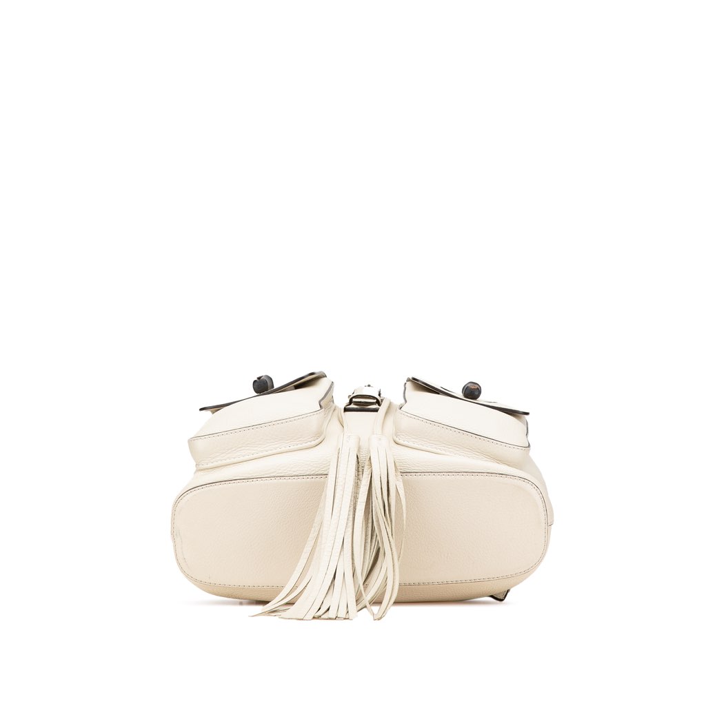Gucci Leather Bamboo Tassel Backpack - 3
