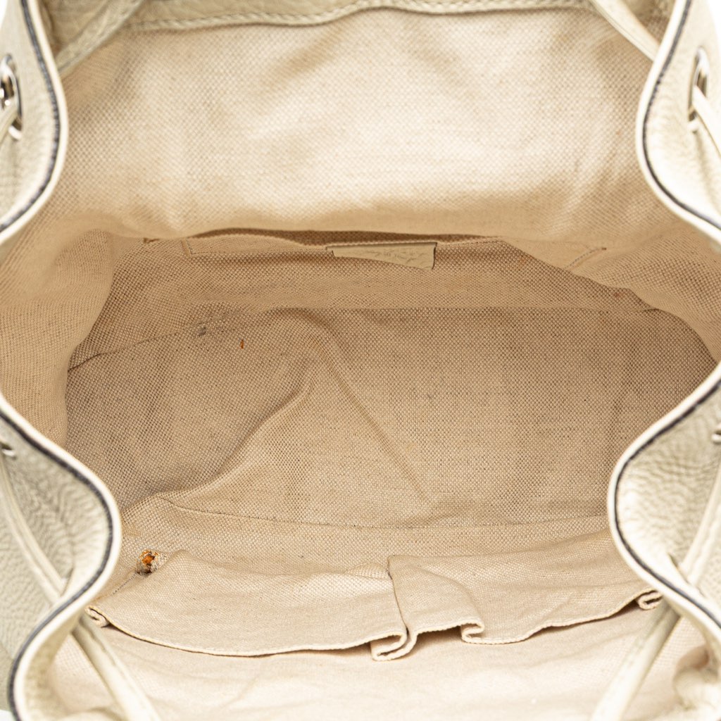 Gucci Leather Bamboo Tassel Backpack - 4