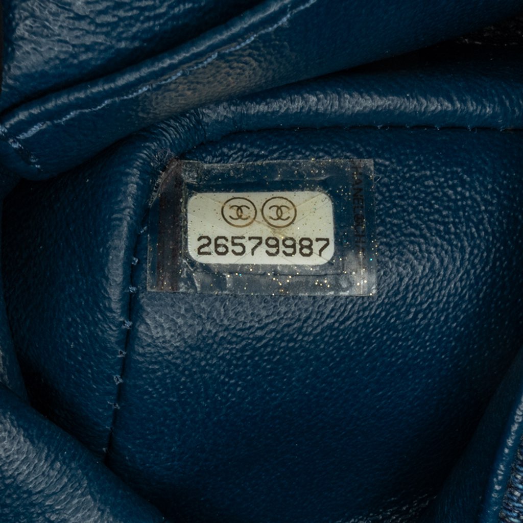 Chanel Mini Rectangular Classic Denim Tweed Framed Single Flap - 5