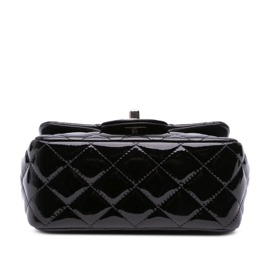 Chanel Mini Square Classic Patent Single Flap - Image 6