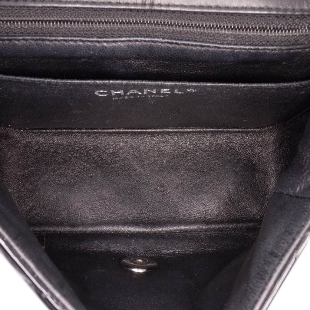 Chanel Mini Square Classic Patent Single Flap - 4