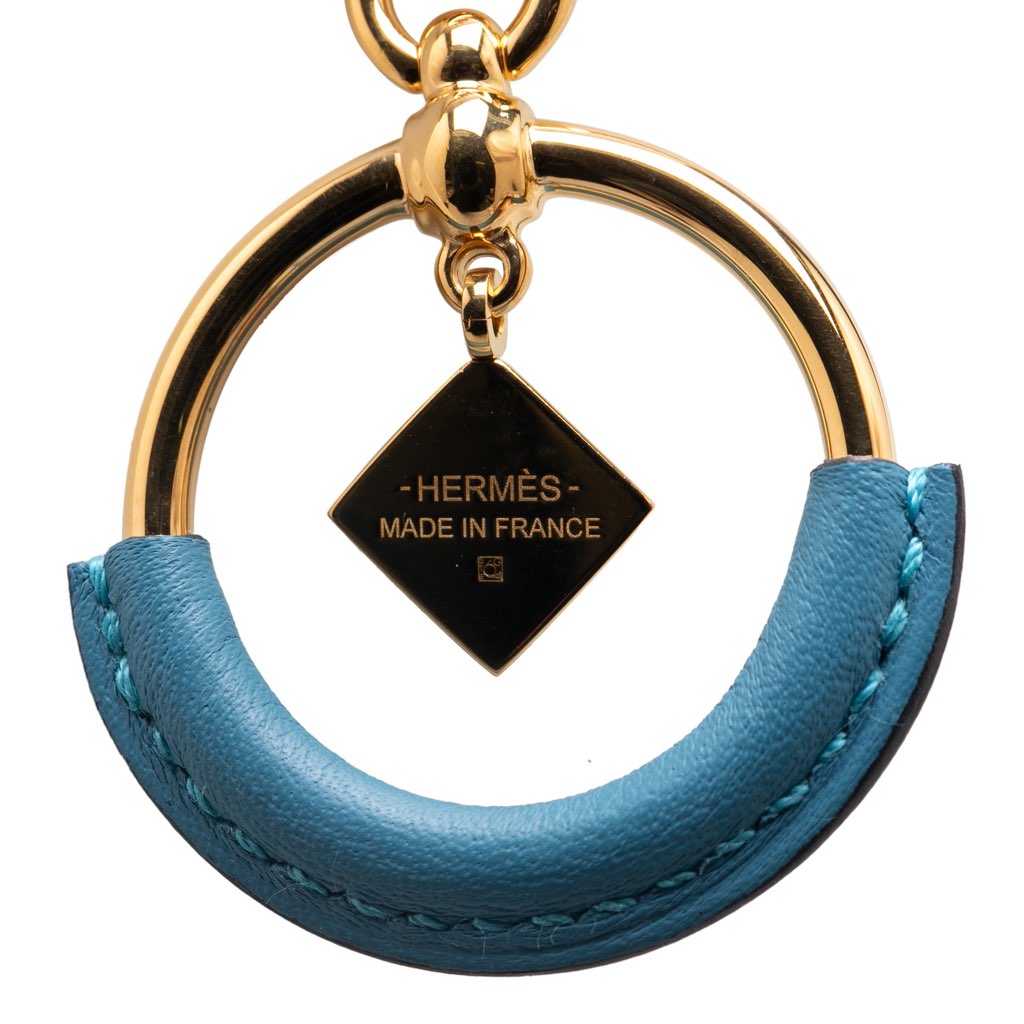 Hermès Gold Plated Loop Medor Pendant Necklace - 2