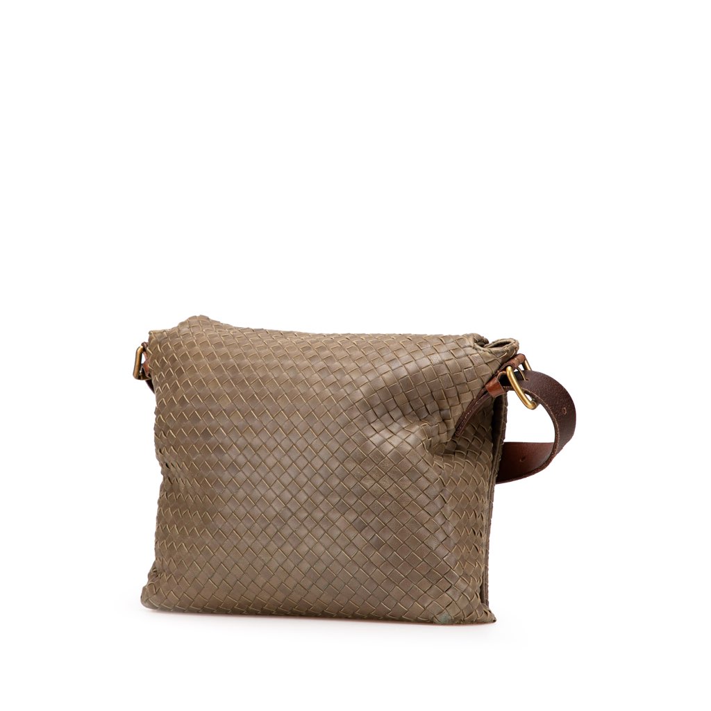 Bottega Veneta Nappa Intrecciato Messenger Bag - 2