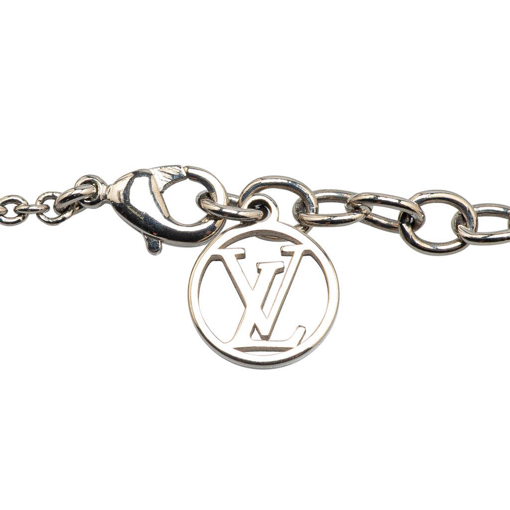 Louis Vuitton Silver Plated Essential V Supple Bracelet - 4