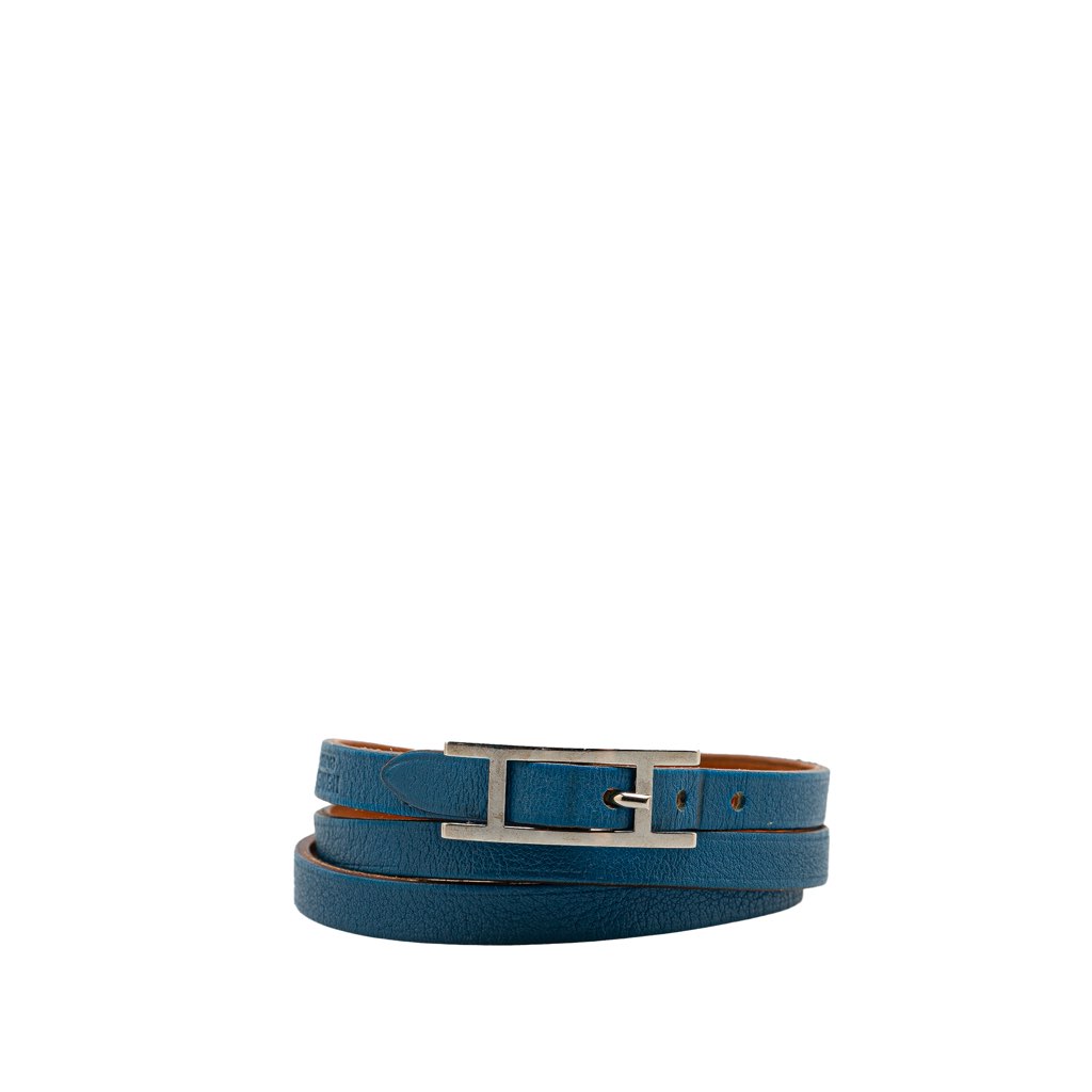 Hermès Chevre Hapi Triple Tour Bracelet