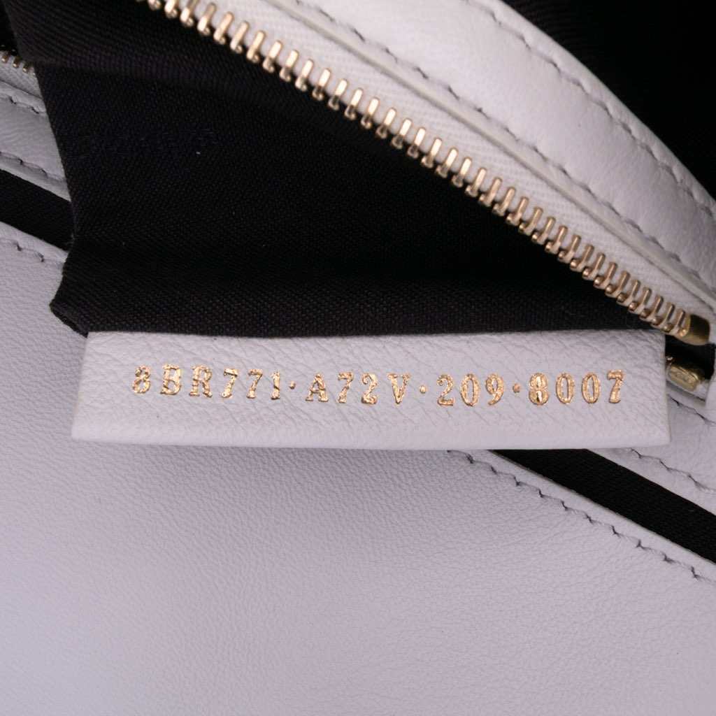 Fendi Large Zucca Embossed Leather Baguette Satchel - Detail 1