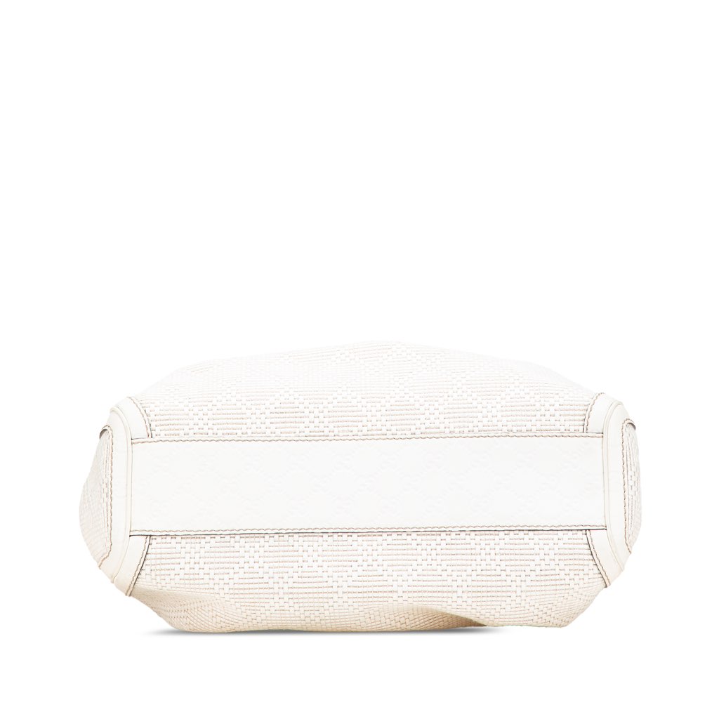 Gucci Medium Diamante Raffia Sukey Tote - Image 6