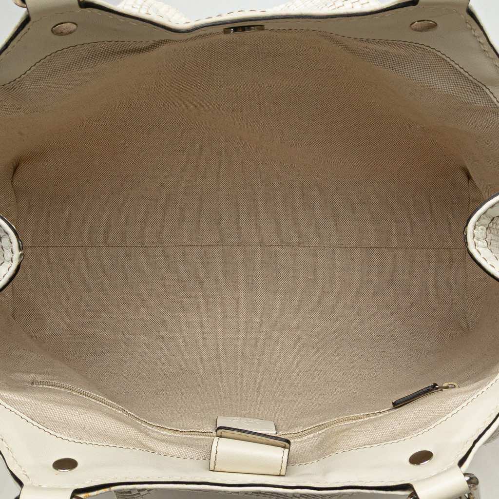 Gucci Medium Diamante Raffia Sukey Tote - 4