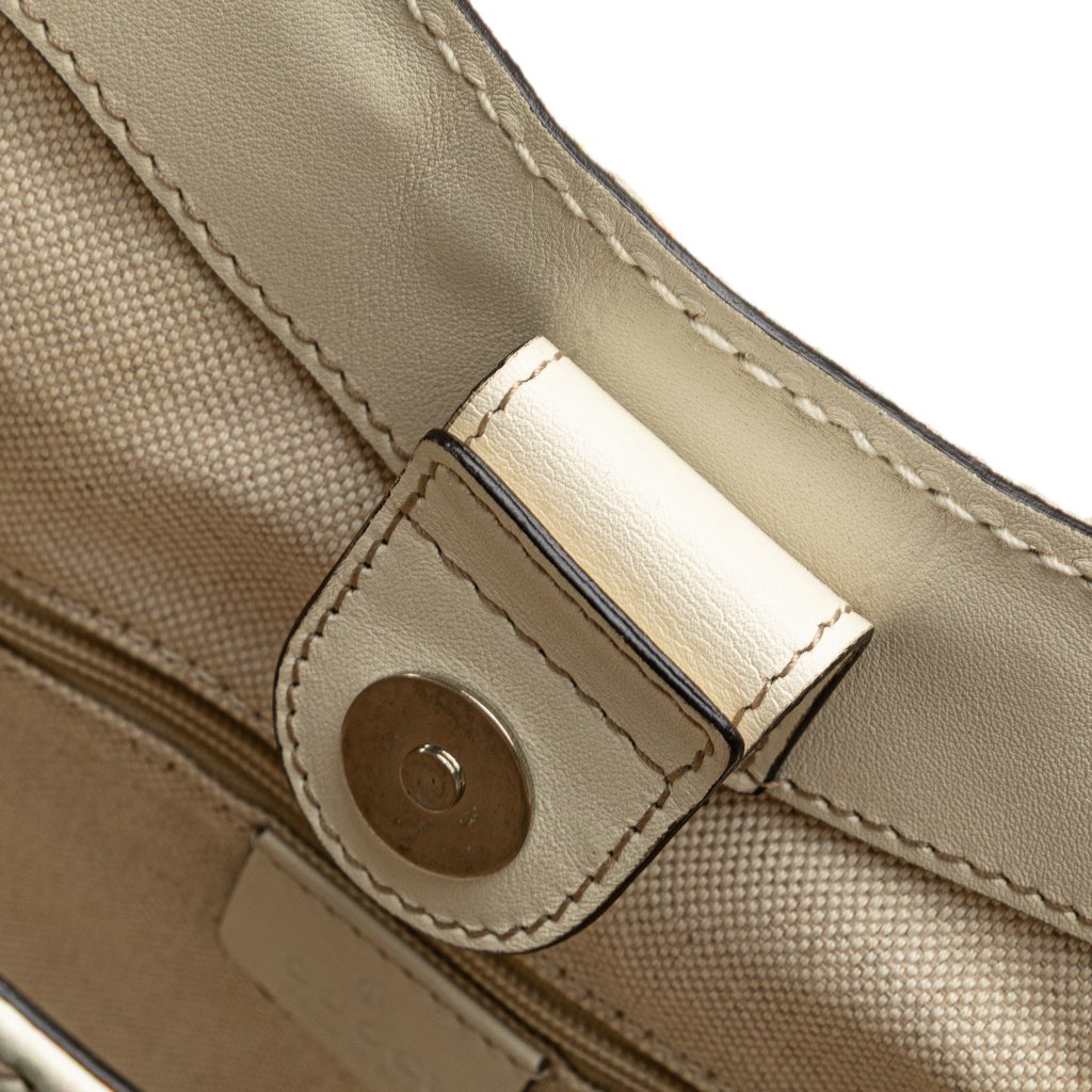 Gucci Medium Diamante Raffia Sukey Tote - Image 10