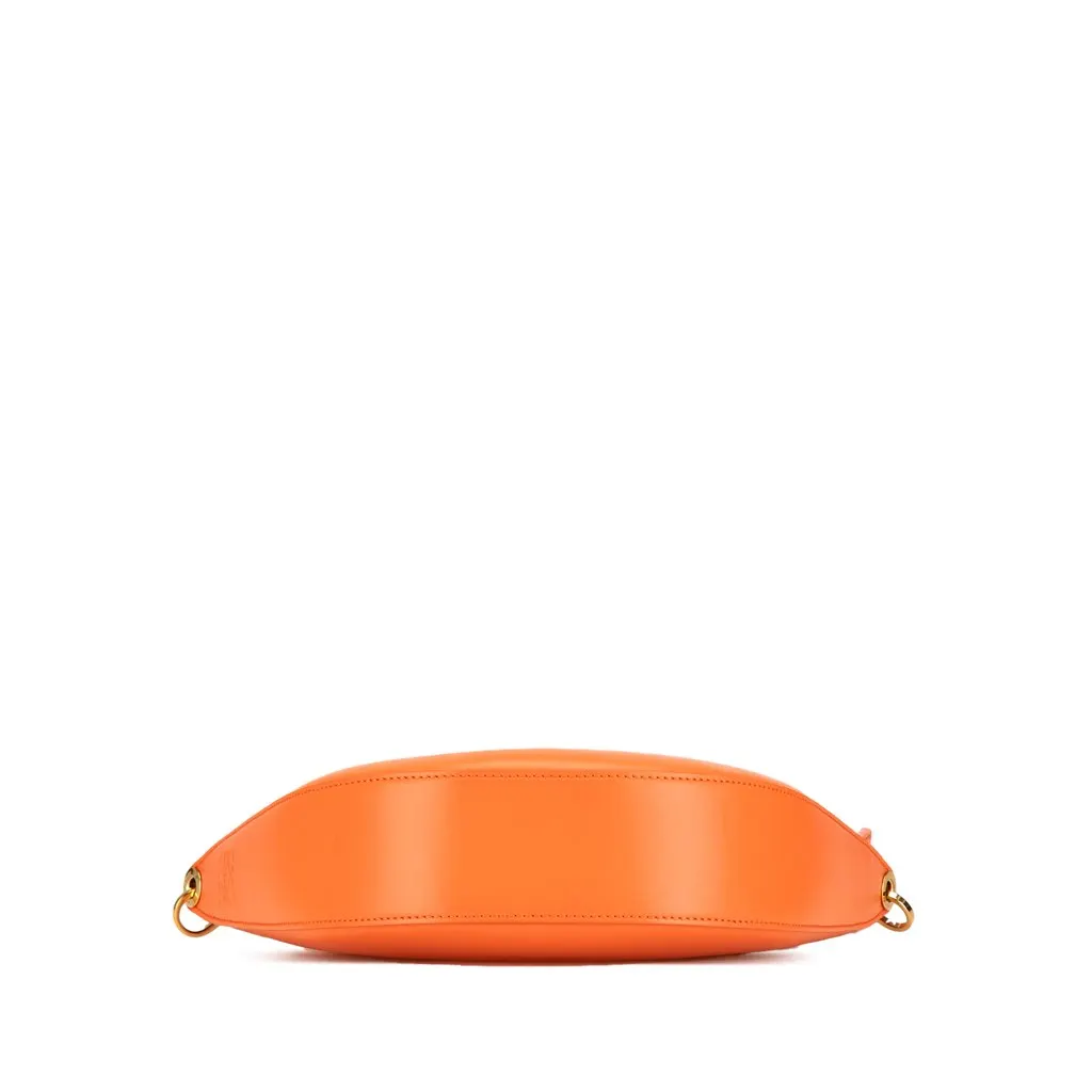 Loewe Small Leather Luna Hobo Orange Leather Good - Inside View