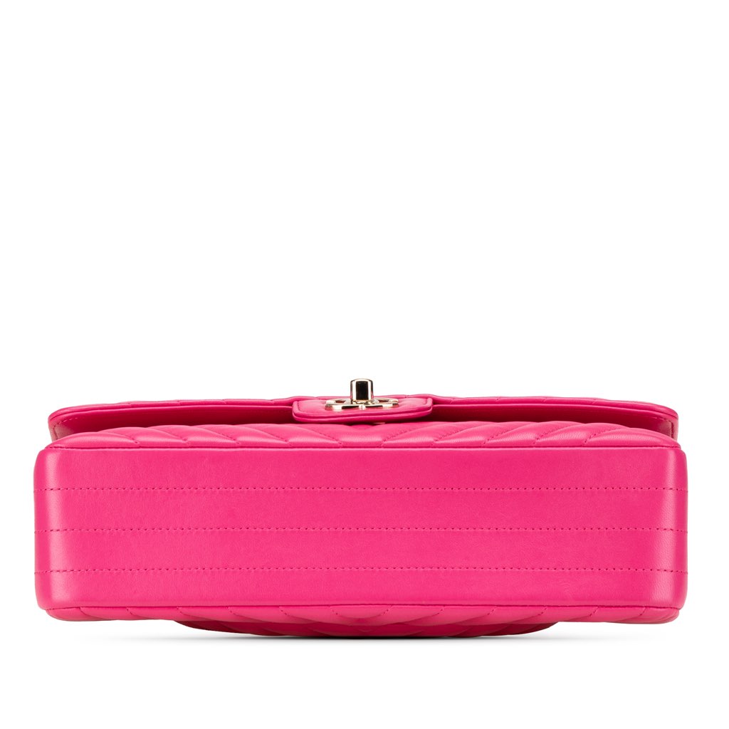 Chanel Medium Classic Chevron Lambskin Double Flap - 3