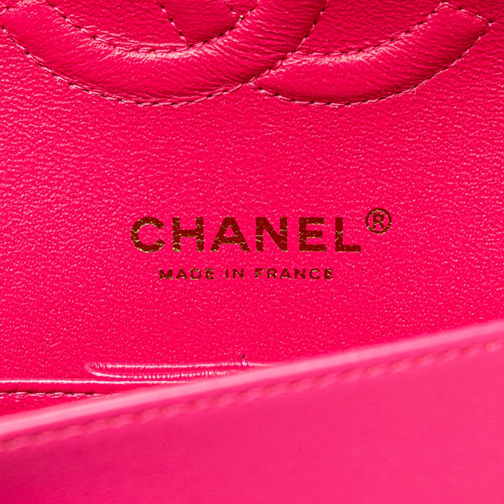 Chanel Medium Classic Chevron Lambskin Double Flap - 5