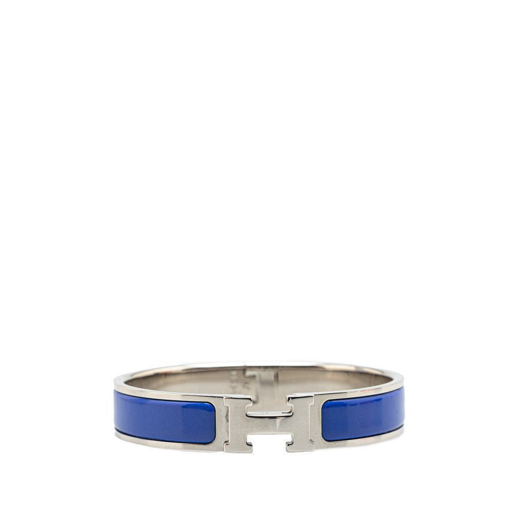 Hermès Narrow Enamel Clic H Bracelet GM