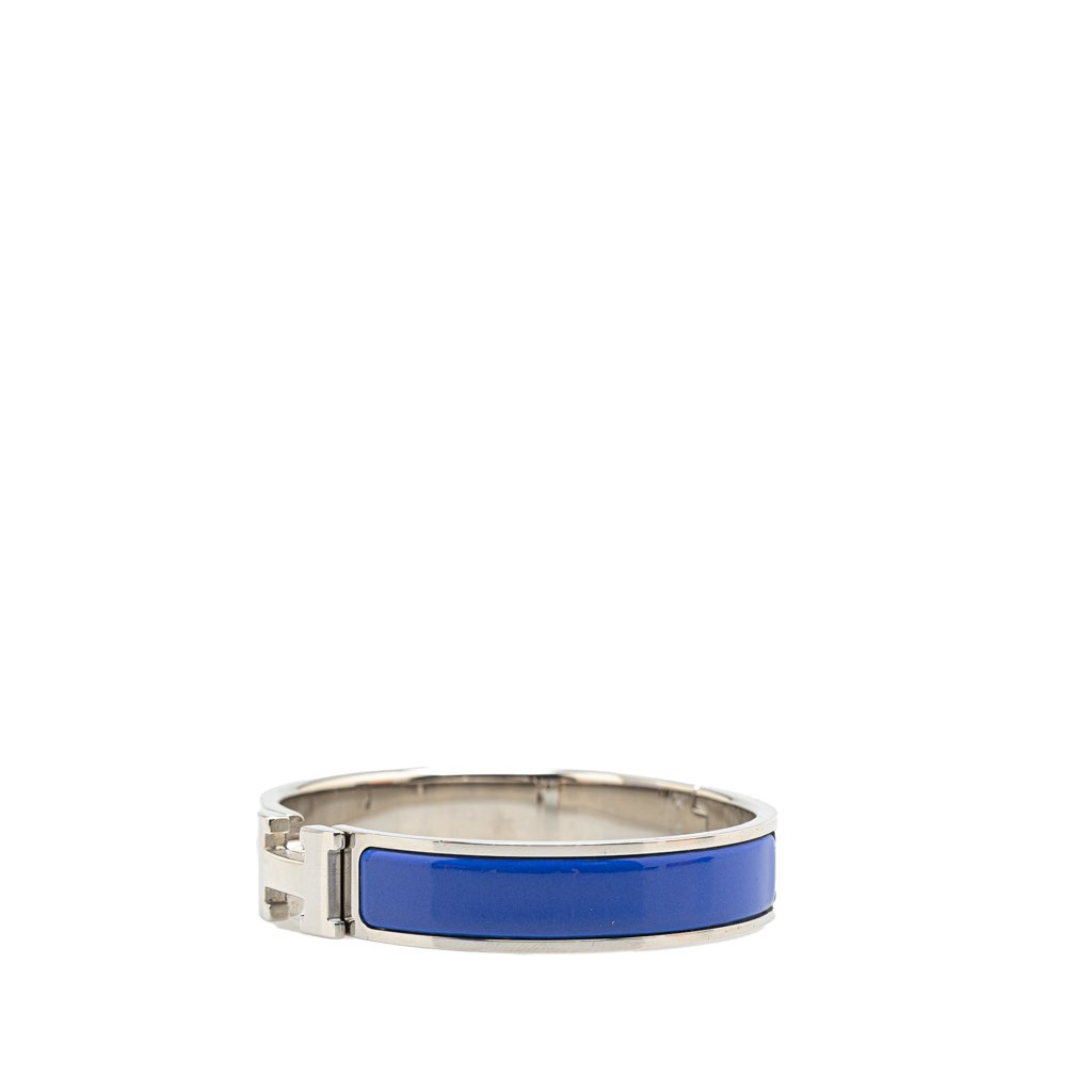 Hermès Narrow Enamel Clic H Bracelet GM - Back view