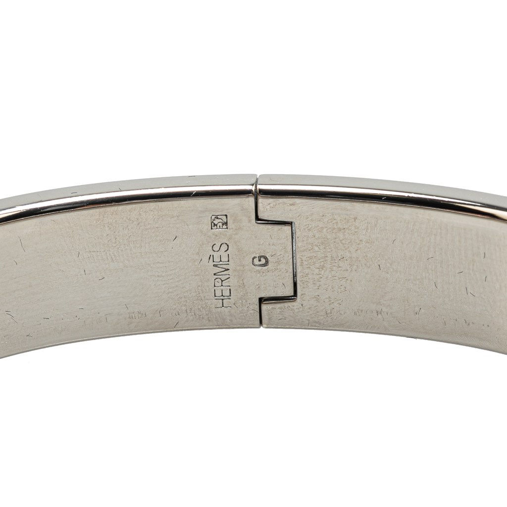 Hermès Narrow Enamel Clic H Bracelet GM - 4