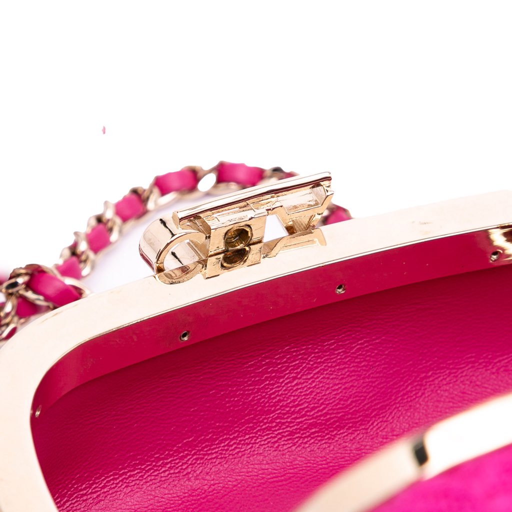 Chanel Quilted Tweed Vanity Case - Image 12