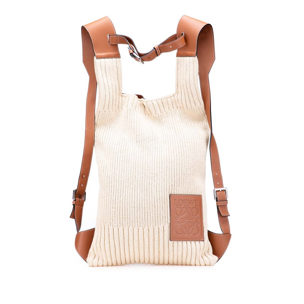 Loewe Knitted Shopper Backpack