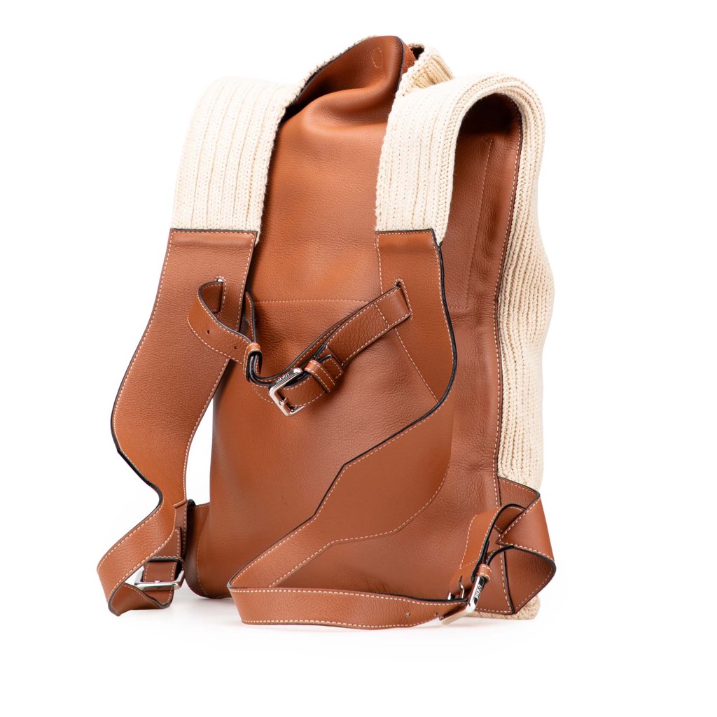 Loewe Knitted Shopper Backpack - 2