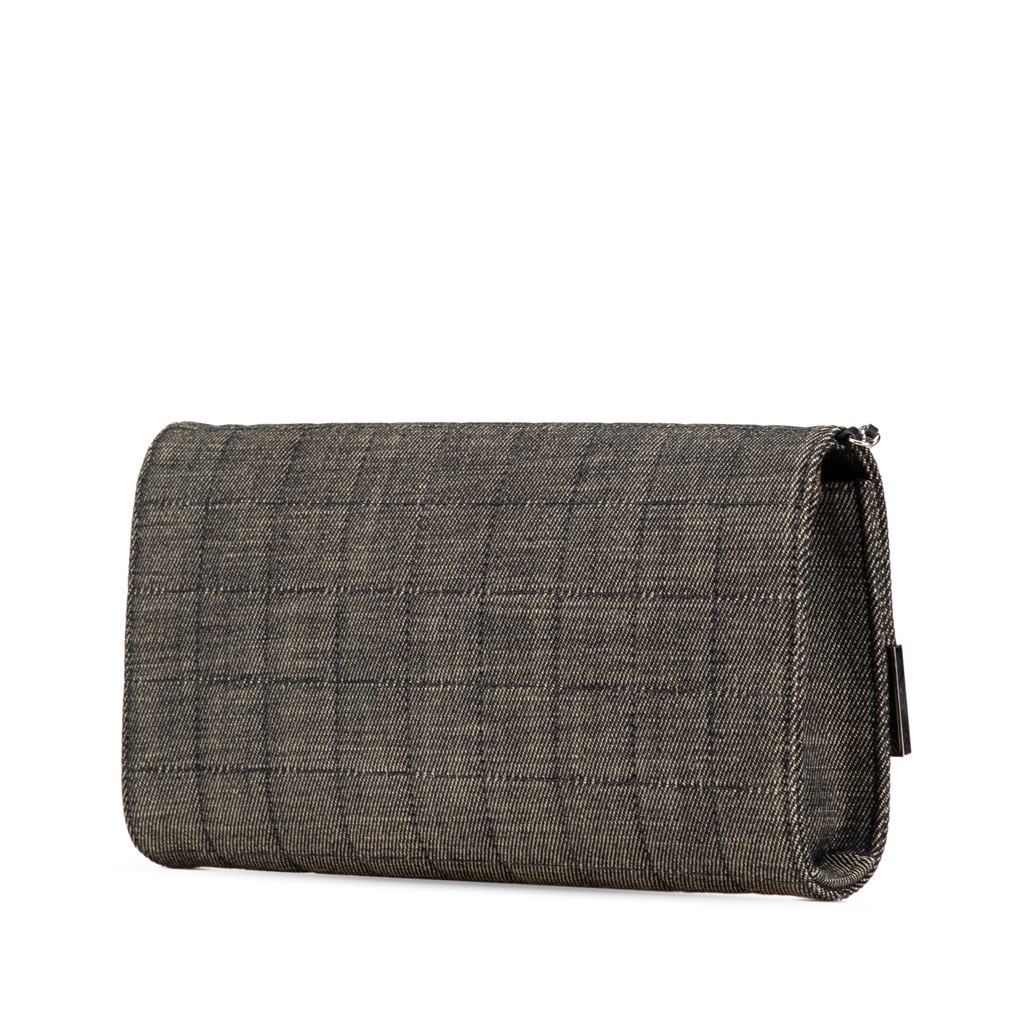 Chanel CC Choco Bar Denim Chain Flap - 2