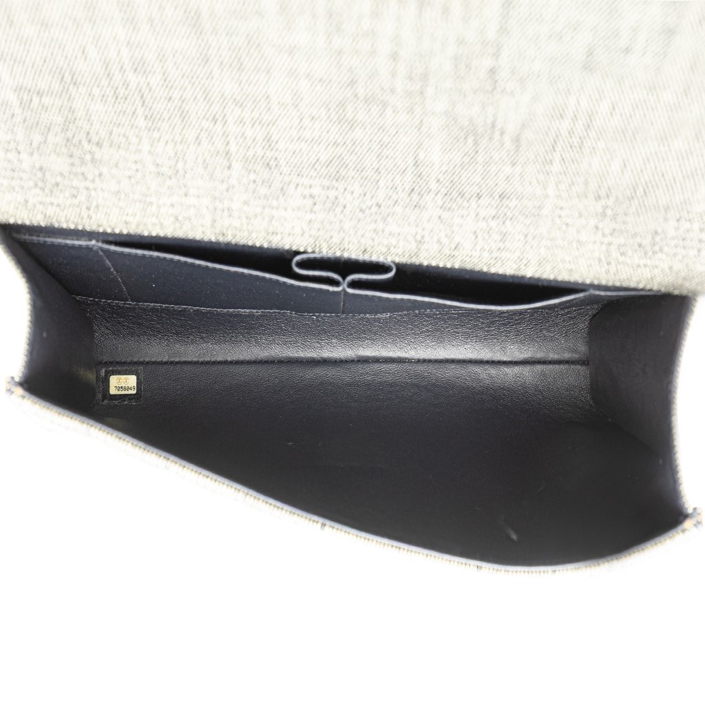 Chanel CC Choco Bar Denim Chain Flap - 4