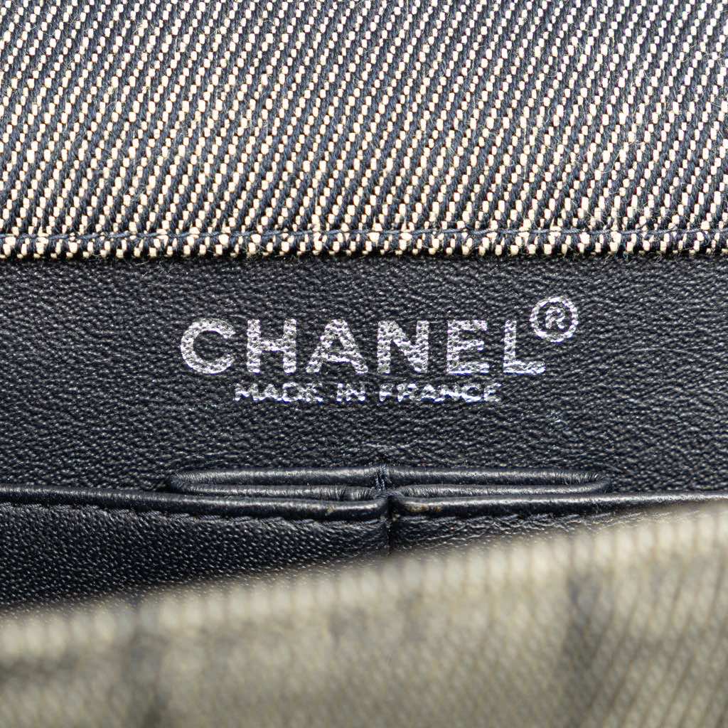 Chanel CC Choco Bar Denim Chain Flap - 5