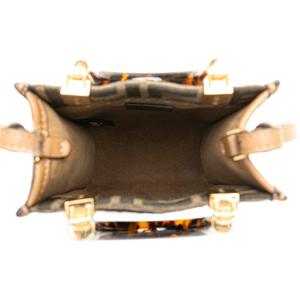 Fendi Mini Zucca Canvas Sunshine Shopper Tote - 4