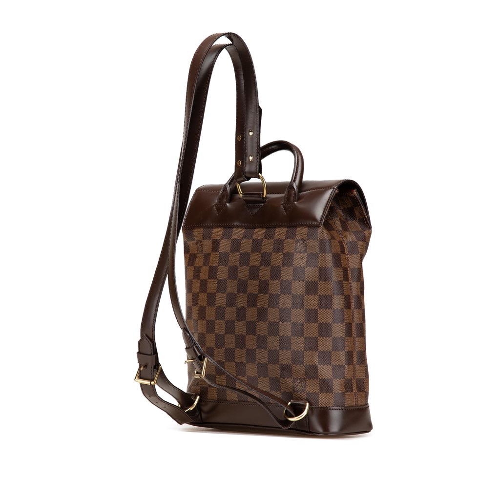 Louis Vuitton Damier Ebene Soho - Back view