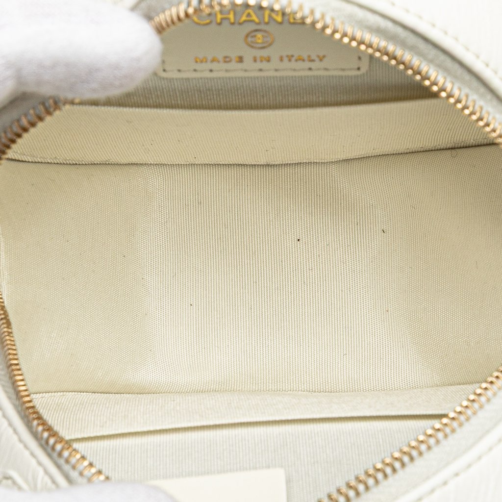Chanel Lambskin 19 Round Clutch with Chain - 4