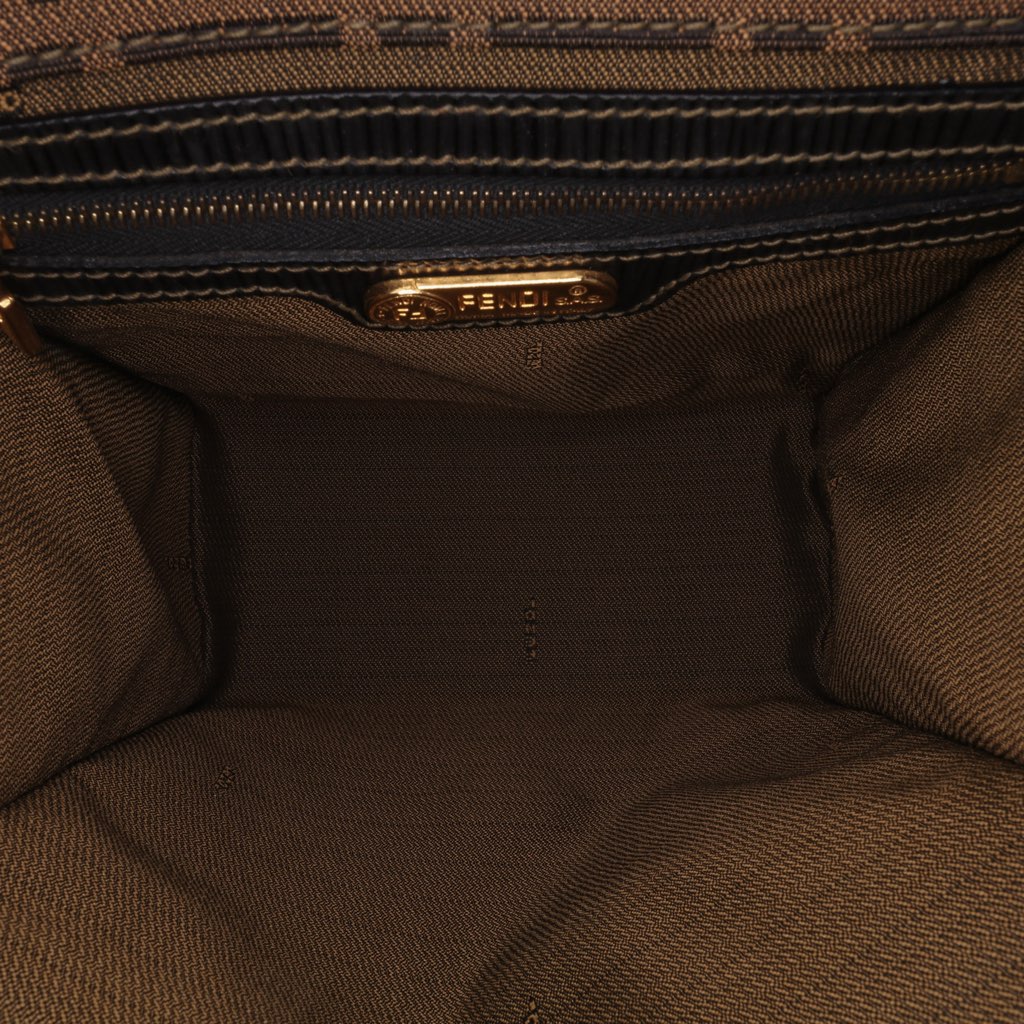 Fendi Zucca Canvas Shoulder Bag - 4