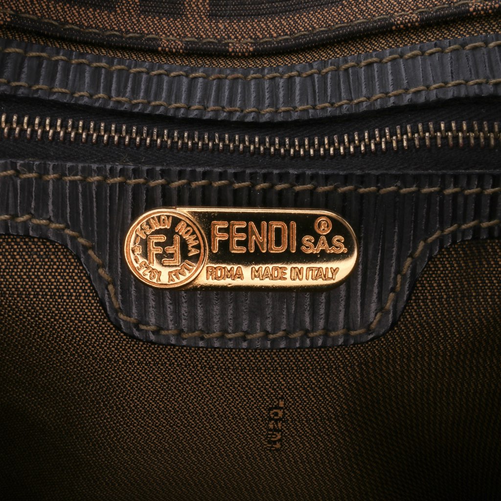 Fendi Zucca Canvas Shoulder Bag - 5