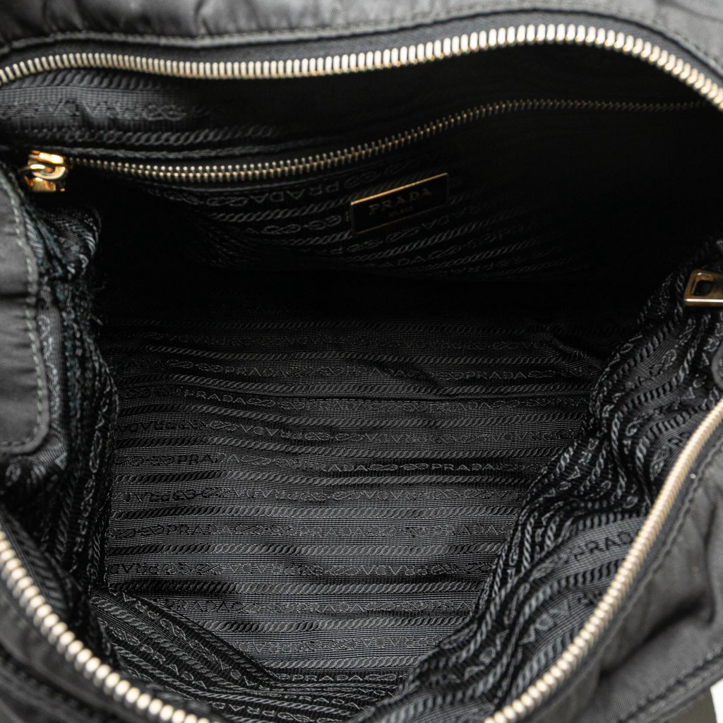 Prada Tessuto Zip Top Convertible Tote - 4
