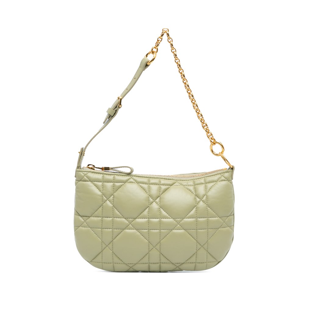 Dior Mini Calfskin Macrocannage Dior Caro Tulip Bag