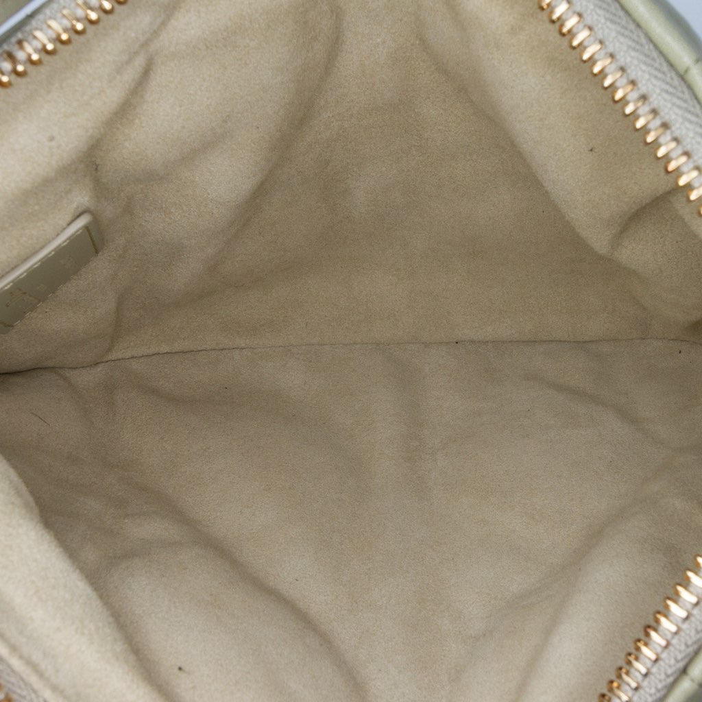 Dior Mini Calfskin Macrocannage Dior Caro Tulip Bag - 4