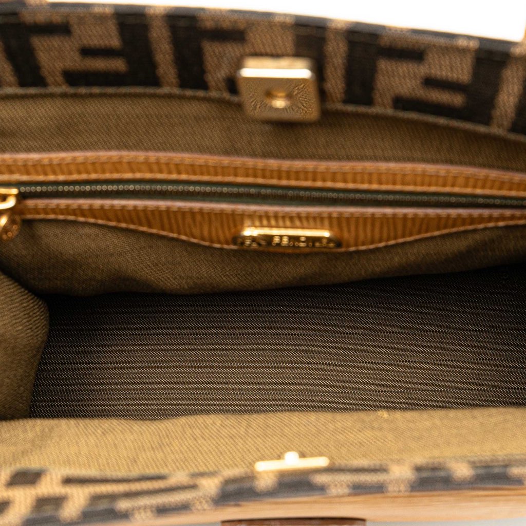 Fendi Zucca Canvas Front Pocket Tote - 5