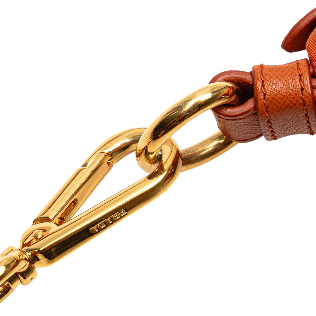 Prada Saffiano Trimmed Tessuto Zip Top Crossbody - Image 15