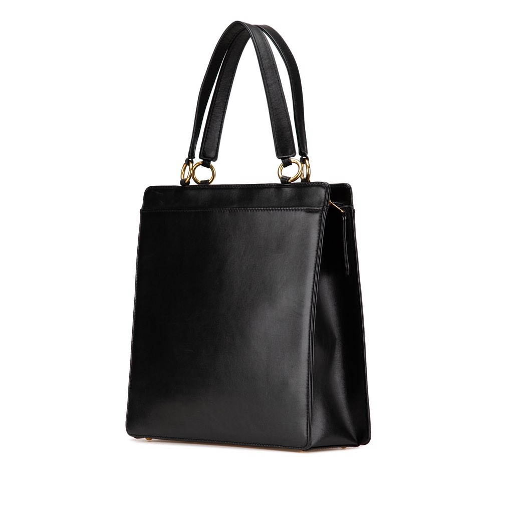 Chanel Lambskin Logo Tote - 2