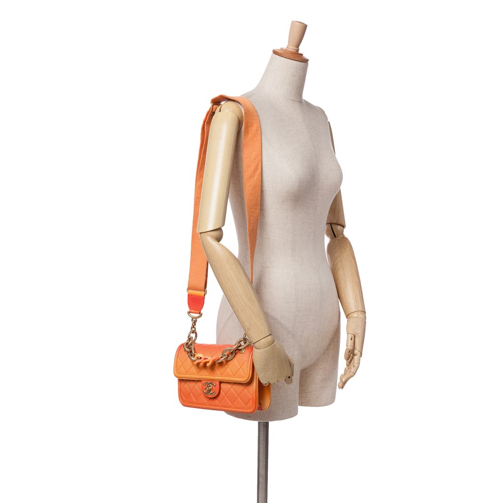 Chanel Small Quilted Caviar Sunset On The Sea Flap - Image 14