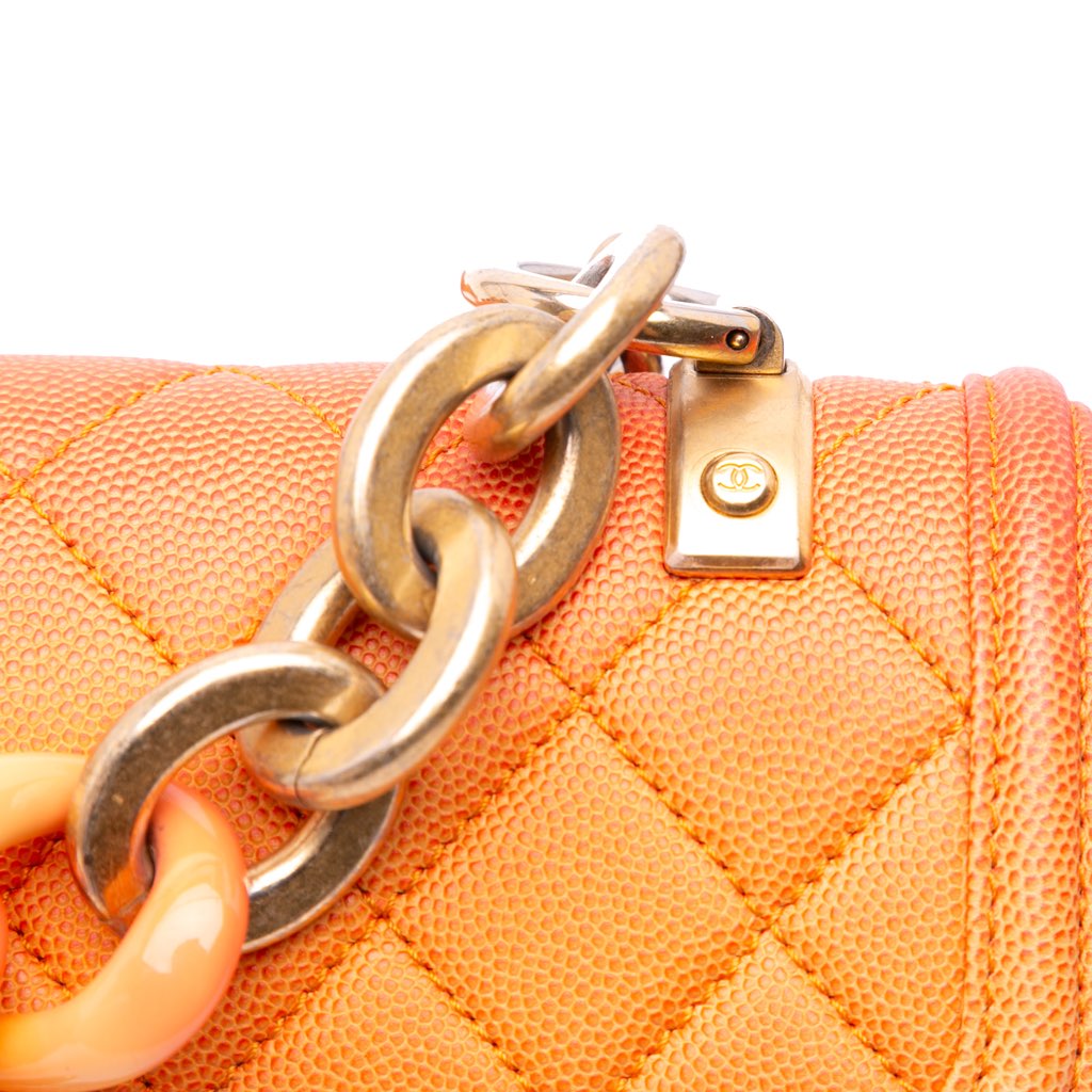 Chanel Small Quilted Caviar Sunset On The Sea Flap - Image 12