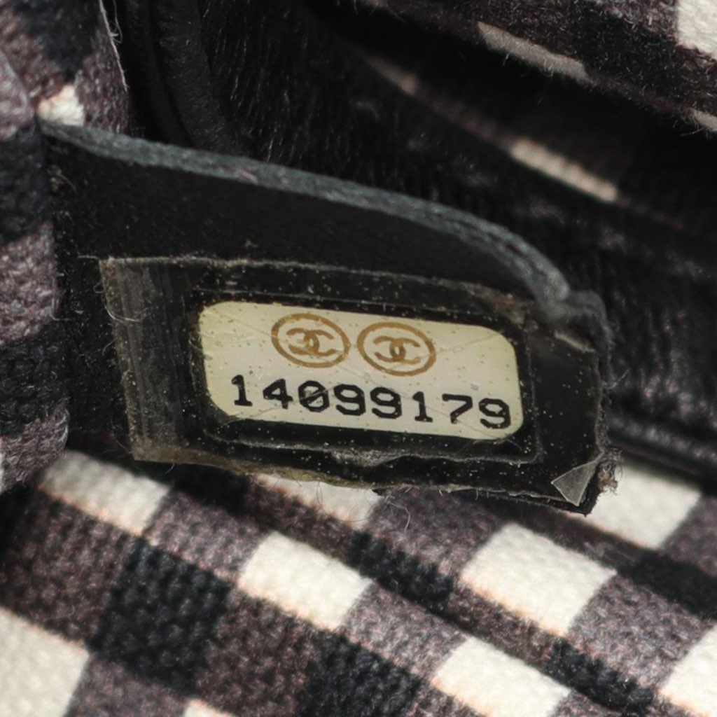 Chanel Small Canvas Printed CC Gingham Handbag - 5