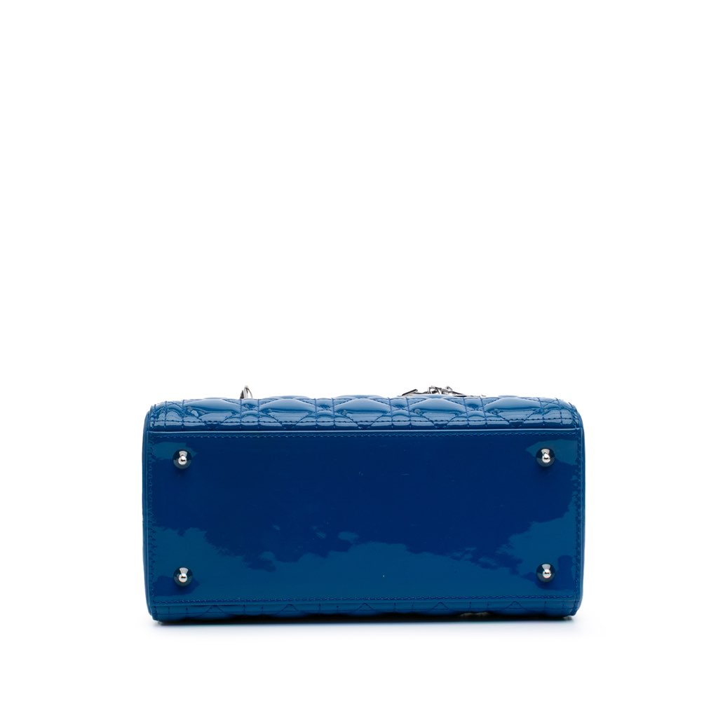 Dior Medium Patent Cannage Lady Dior - 3