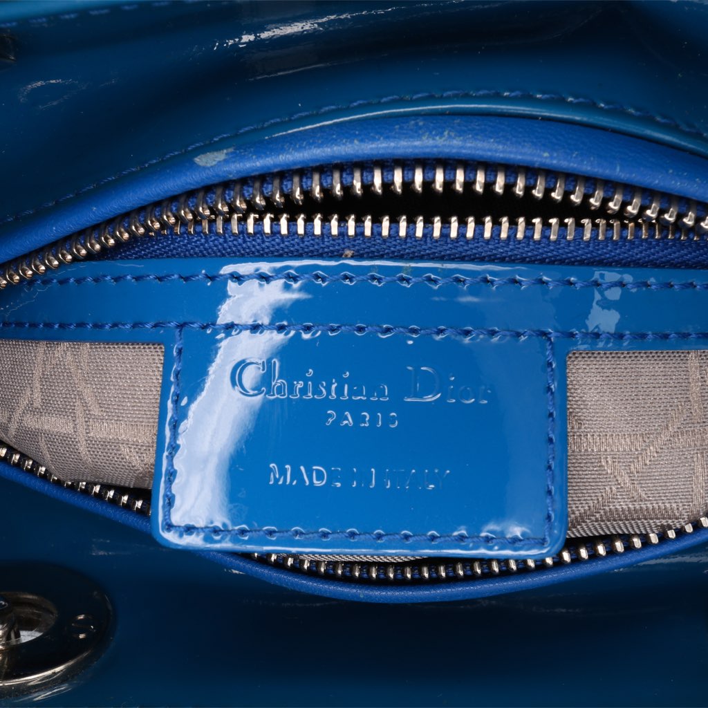 Dior Medium Patent Cannage Lady Dior - 5