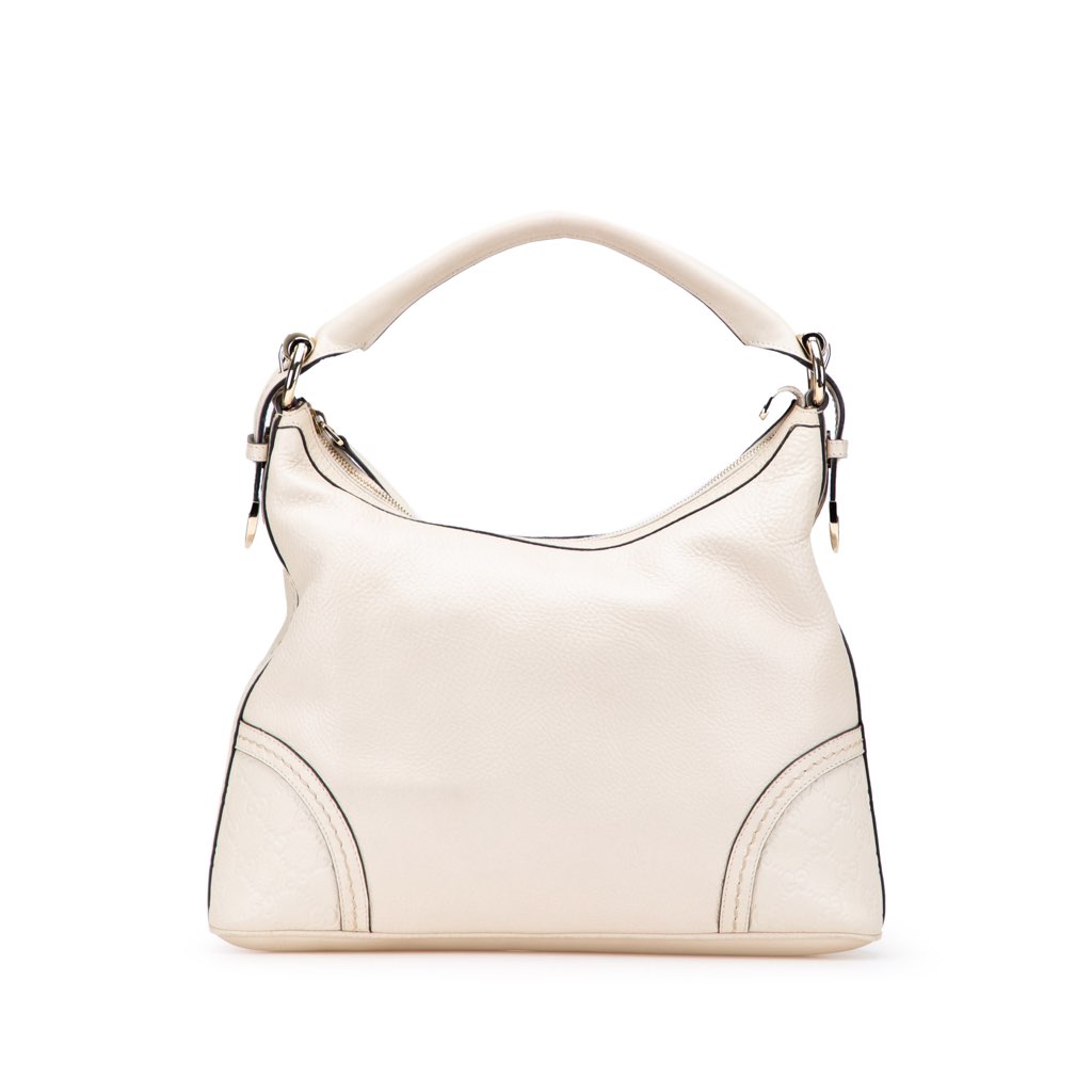 Gucci Pebbled Calfskin with Guccissima Trim Signoria Shoulder Bag