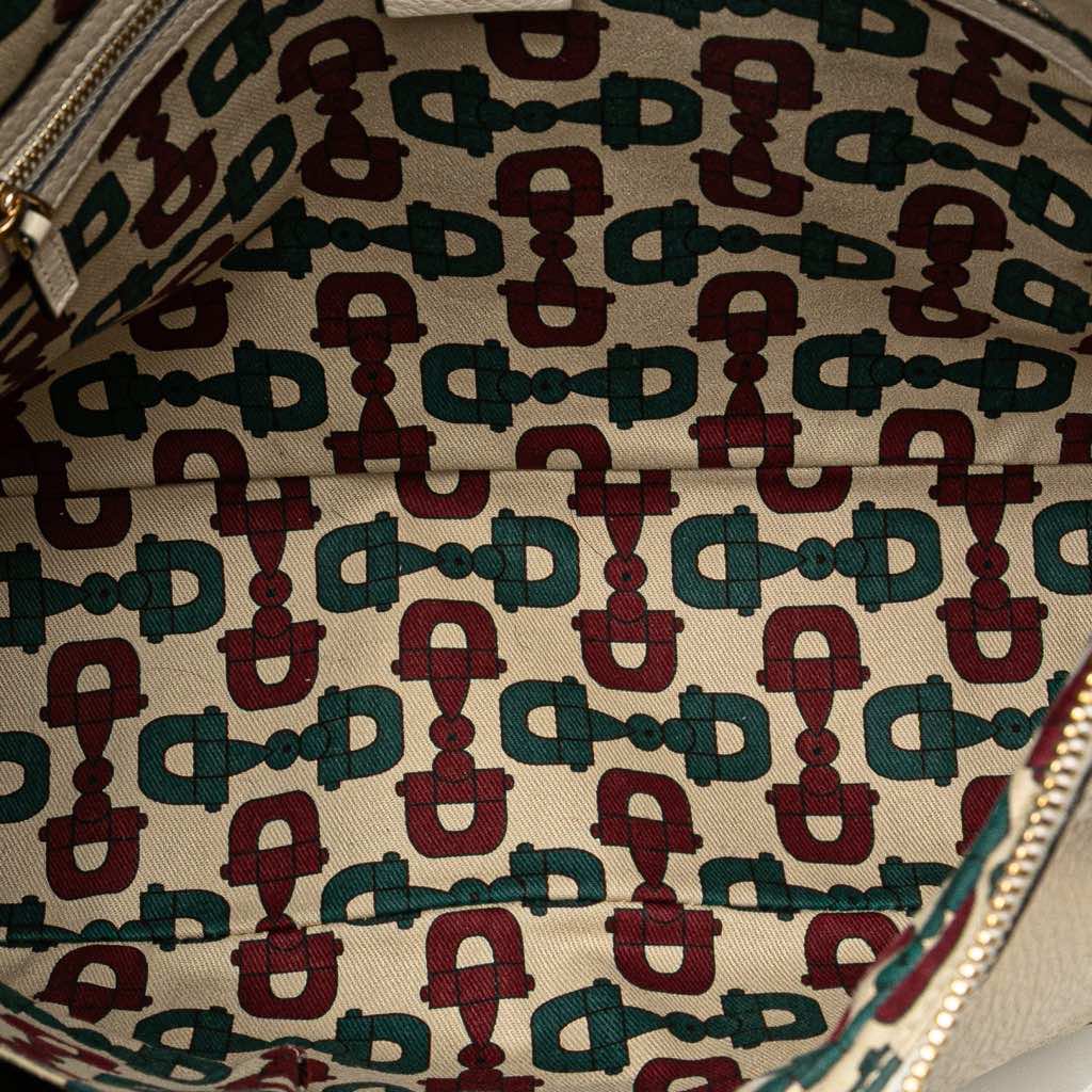 Gucci Pebbled Calfskin with Guccissima Trim Signoria Shoulder Bag - 4