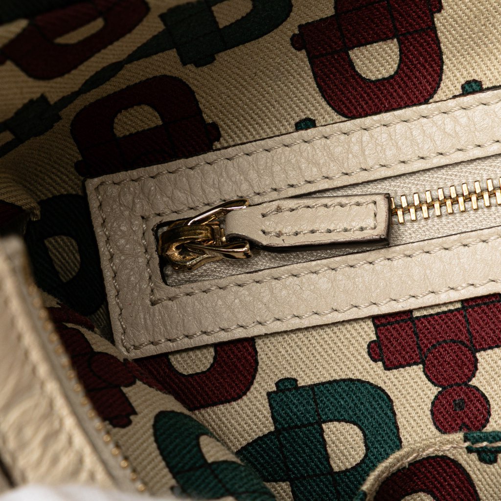 Gucci Pebbled Calfskin with Guccissima Trim Signoria Shoulder Bag - Detail 2