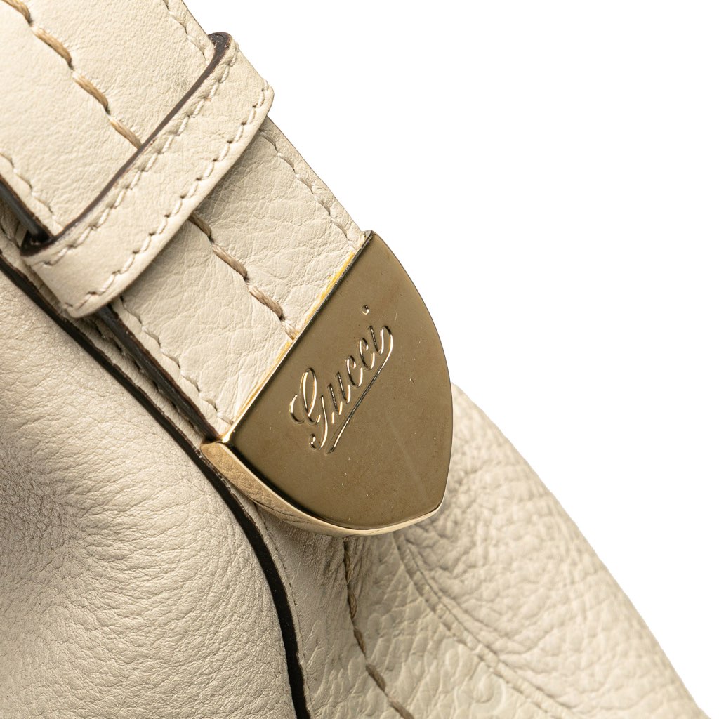 Gucci Pebbled Calfskin with Guccissima Trim Signoria Shoulder Bag - Image 10