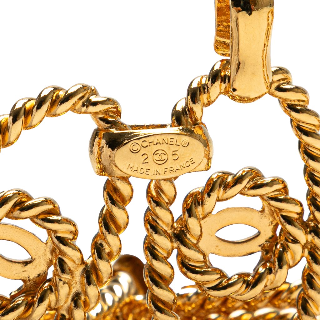 Chanel CC Gold Plated Rope Chain Belt - 3
