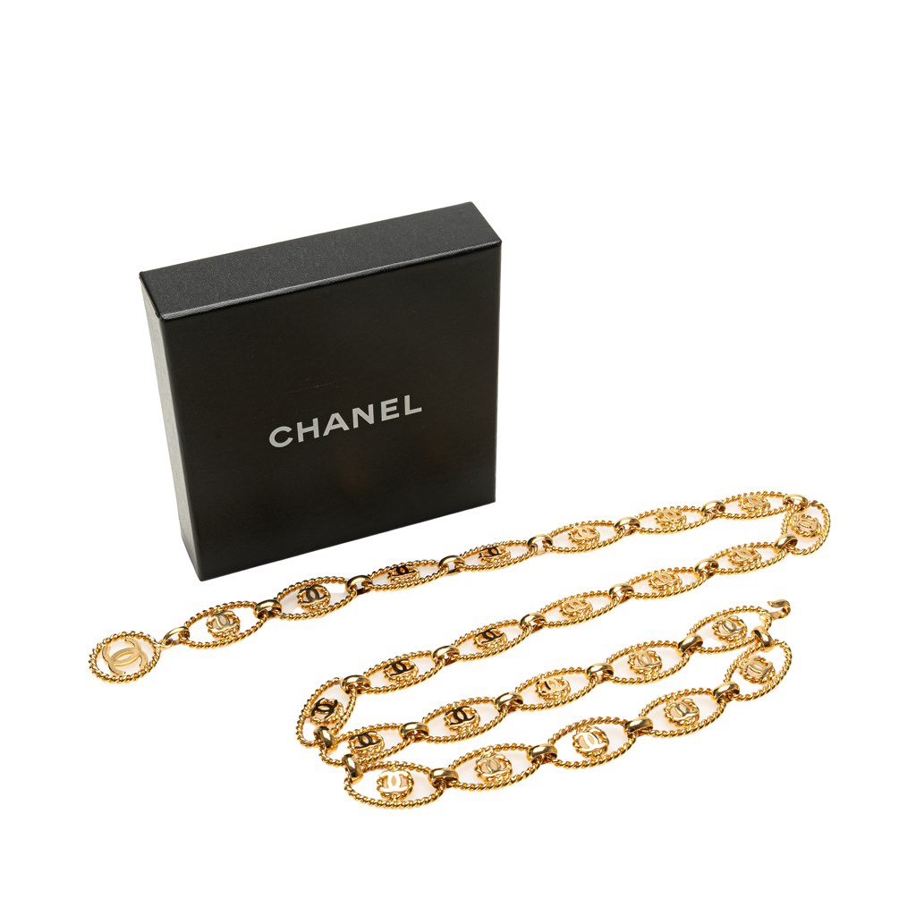 Chanel CC Gold Plated Rope Chain Belt - 5